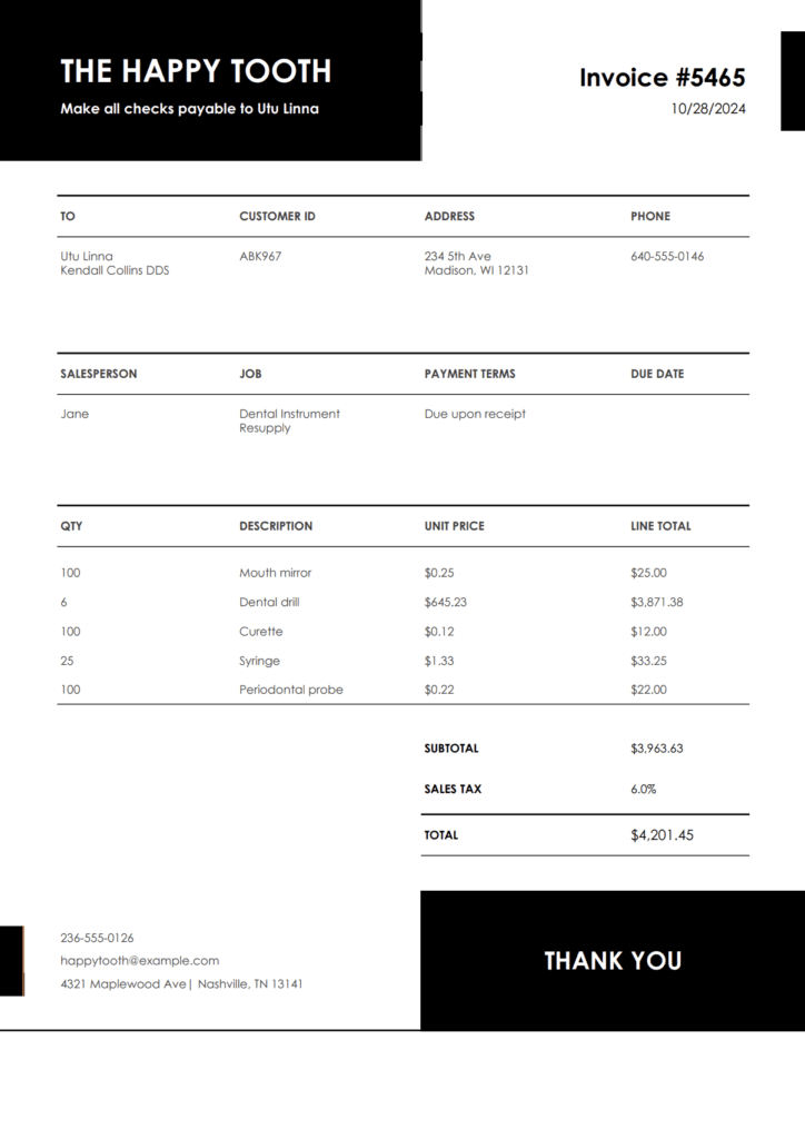 Invoice Template